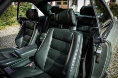 mercedes benz 560 sec c123 zielony auto na ślub