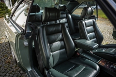 mercedes benz 560 sec c123 zielony auto na ślub