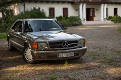 samochód do ślubu mercedes benz 560 sec