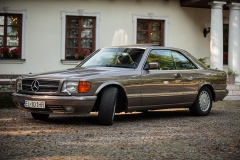 samochód do ślubu mercedes benz 560 sec
