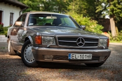 auto na ślub mercedes benz luksus 560 sec v8
