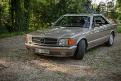 samochód do ślubu mercedes benz 560 sec