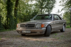 samochód do ślubu mercedes benz 560 sec