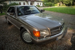 samochód do ślubu mercedes benz 560 sec
