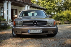samochód do ślubu mercedes benz 560 sec