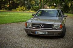 samochód do ślubu mercedes benz 560 sec