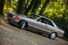 samochód do ślubu mercedes benz 560 sec