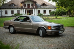 samochód do ślubu mercedes benz 560 sec