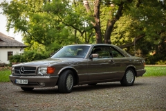 samochód do ślubu mercedes benz 560 sec