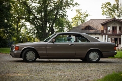 samochód do ślubu mercedes benz 560 sec