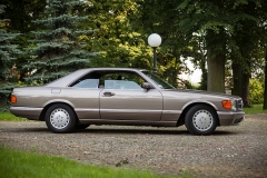 samochód do ślubu mercedes benz 560 sec