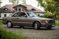 samochód do ślubu mercedes benz 560 sec