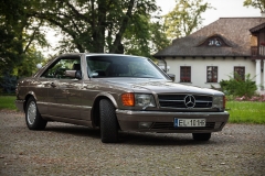 samochód do ślubu mercedes benz 560 sec