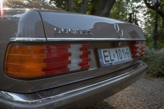 samochód do ślubu mercedes benz 560 sec