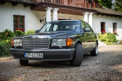 auto do ślubu samochód mercedes benz w126 sel