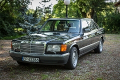 auto do ślubu samochód mercedes benz w126 sel