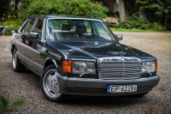 auto do ślubu samochód mercedes benz w126 sel