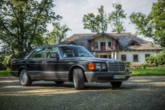 auto do ślubu samochód mercedes benz w126 sel