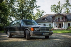 auto do ślubu samochód mercedes benz w126 sel