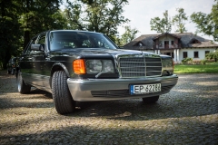 auto do ślubu samochód mercedes benz w126 sel