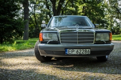 auto do ślubu samochód mercedes benz w126 sel