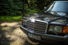 auto do ślubu samochód mercedes benz w126 sel