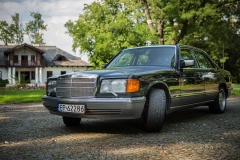 auto do ślubu samochód mercedes benz w126 sel