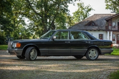 auto do ślubu samochód mercedes benz w126 sel