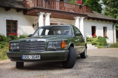 auto do ślubu samochód mercedes benz 126 sel