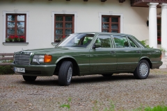 auto do ślubu samochód mercedes benz 126 sel