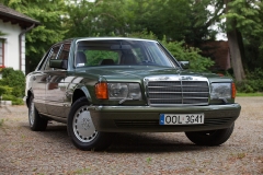 auto do ślubu samochód mercedes benz 126 sel
