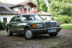 auto do ślubu samochód mercedes benz 126 sel