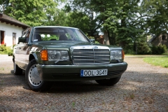 auto do ślubu samochód mercedes benz 126 sel