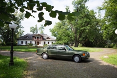 auto do ślubu samochód mercedes benz 126 sel