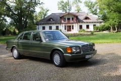 auto do ślubu samochód mercedes benz 126 sel