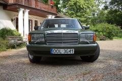 auto do ślubu samochód mercedes benz 126 sel