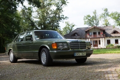 auto do ślubu samochód mercedes benz 126 sel