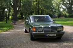 auto do ślubu samochód mercedes benz 126 sel