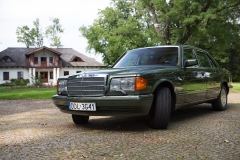 auto do ślubu samochód mercedes benz 126 sel