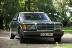 auto do ślubu samochód mercedes benz 126 sel