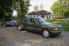 auto do ślubu samochód mercedes benz 126 sel