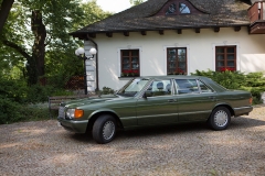auto do ślubu samochód mercedes benz 126 sel