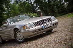 samochód do ślubu mercedes benz sl600