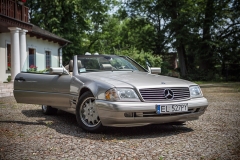 samochód do ślubu mercedes benz sl600