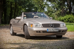 samochód do ślubu mercedes benz sl600