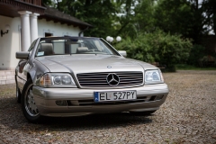 samochód do ślubu mercedes benz sl600