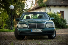 auto na ślub samochód mercedes benz w140 s500