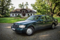 auto na ślub samochód mercedes benz w140 s500