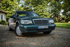 auto na ślub samochód mercedes benz w140 s500