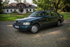 auto na ślub samochód mercedes benz w140 s500